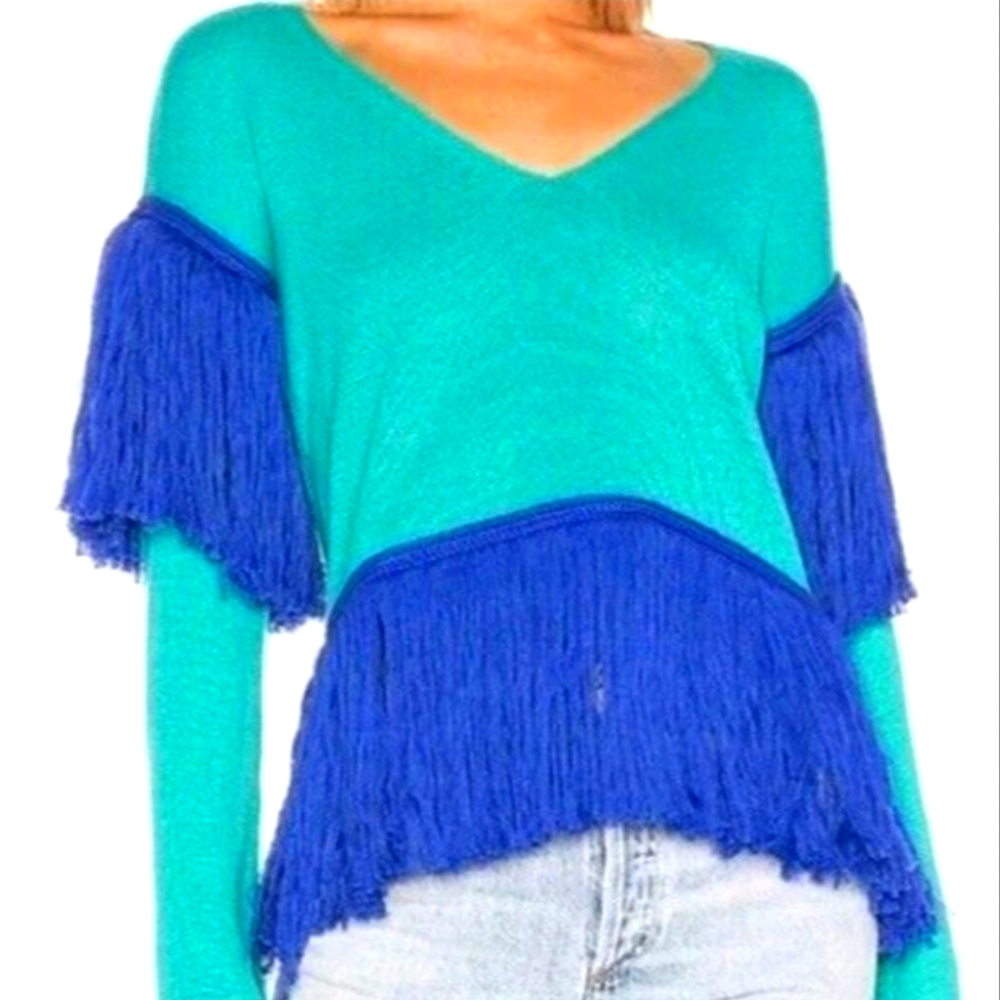 House of Harlow 1960 x Revolve Fringe Sweater